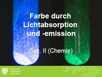 Farbe durch Lichtabsorption und -emission (SII)