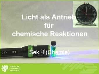 Licht als Antrieb für chemische Reaktionen (SI)